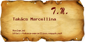 Takács Marcellina névjegykártya